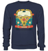 Retro boho hippie style bulli - Premium Sweatshirt