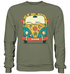 Retro boho hippie style bulli - Premium Sweatshirt