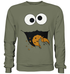 Cookie Monster - Funny Monster With Cookie Crumbs - Premium Sweatshirt