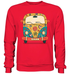 Retro boho hippie style bulli - Premium Sweatshirt