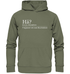 Hä - Fragewort Lustiger Spruch - Premium Unisex Hoodie