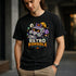 Retro Konsole T-Shirt Herren, Pixel Panik & Power-Ups, Halloween Gaming Shirt, Vintage Gamer Geschenk