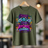 Arcade des Grauens T-Shirt – Retro Horror Gamer Shirt mit Neon Design