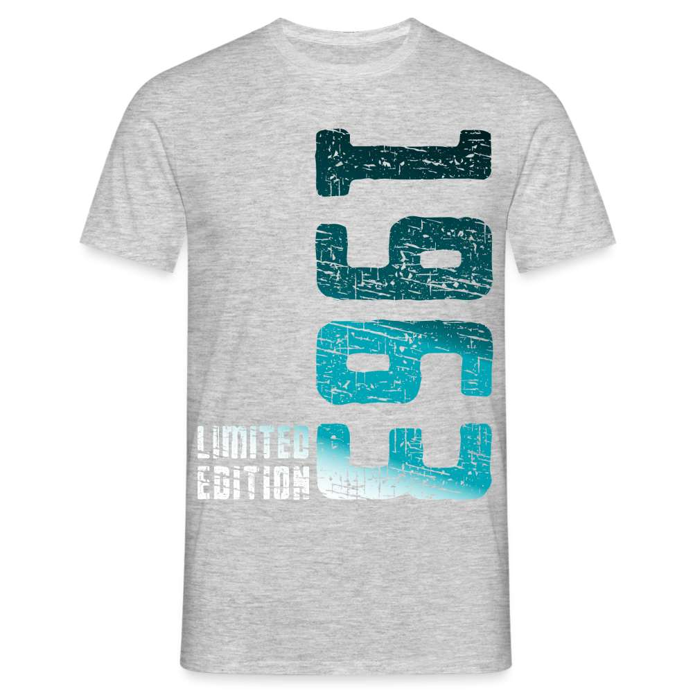 630. Geburtstag 1963 Limited Edition Geschenk T-Shirt - Grau meliert