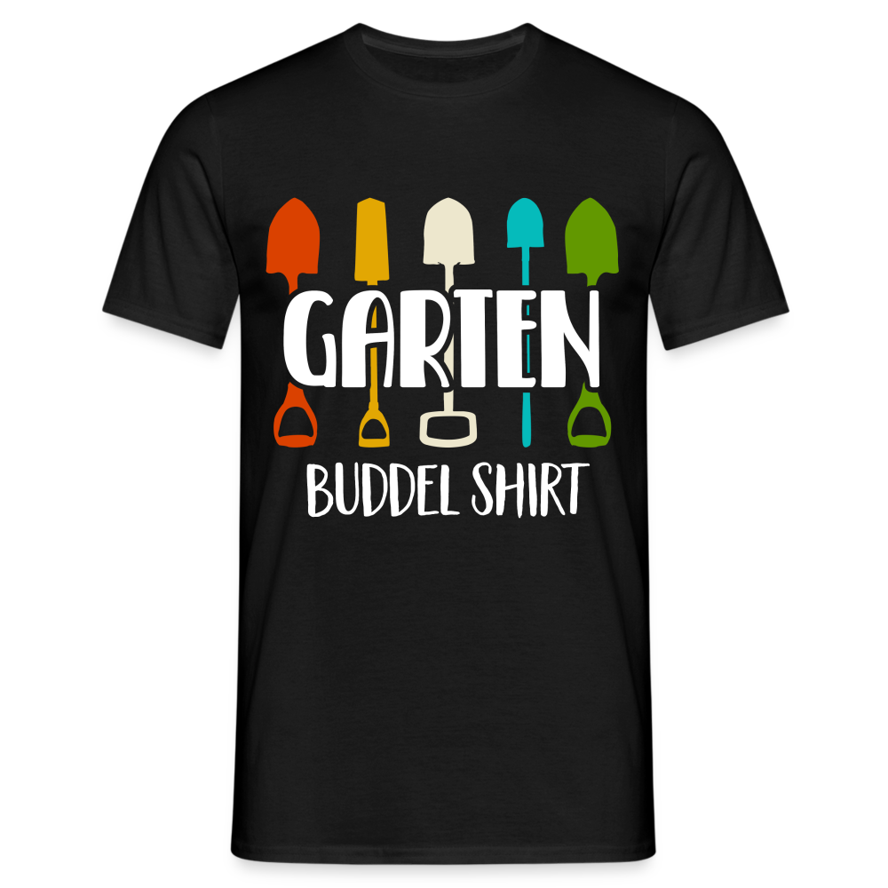 Gärtner Gartenfreunde Buddel T-Shirt - Schwarz