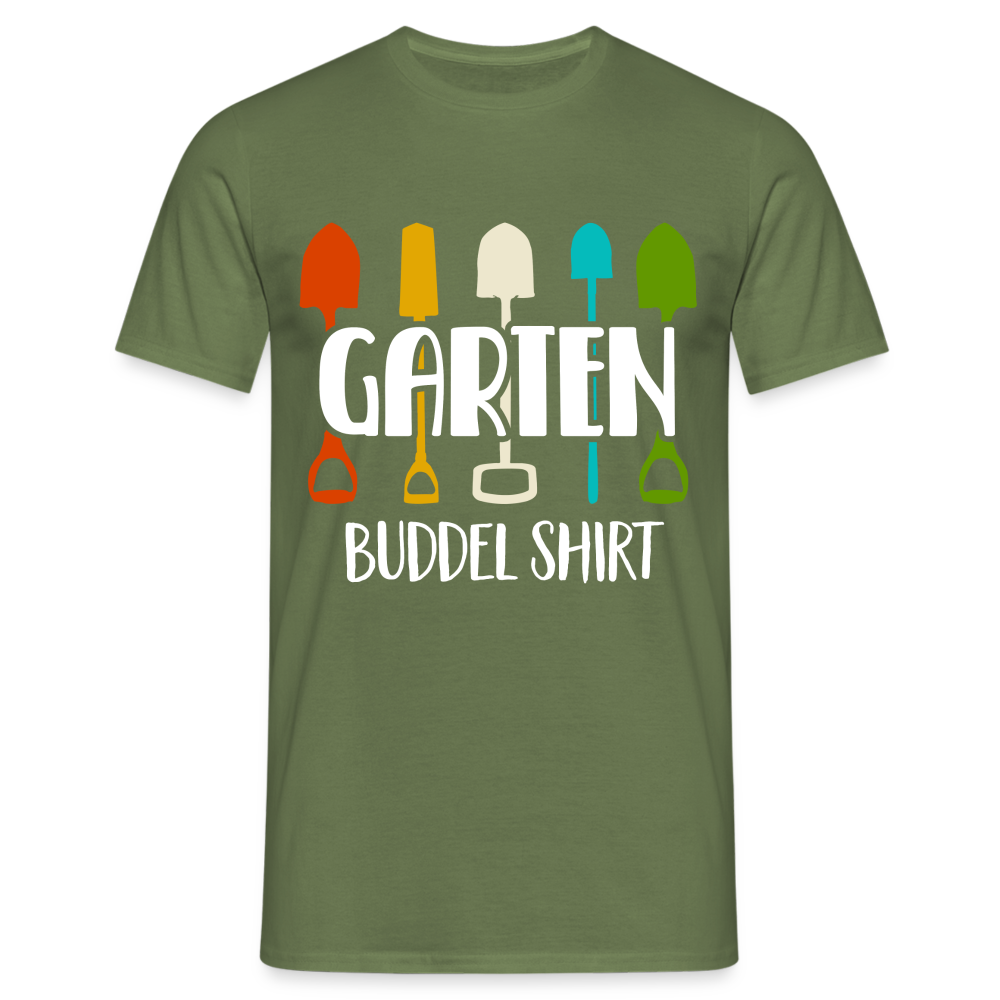 Gärtner Gartenfreunde Buddel T-Shirt - Militärgrün