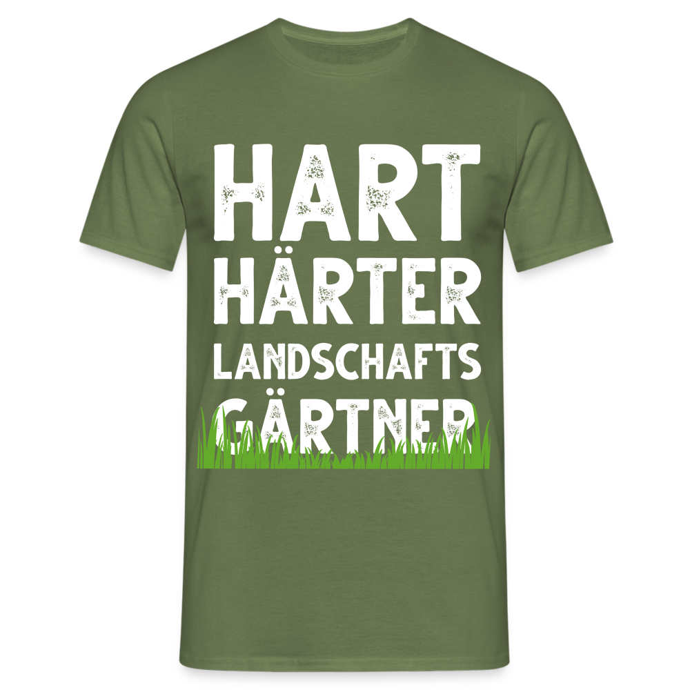 Gärtner Garten Freunde Hart Härter Landschaftsgärtner Geschenkidee T-Shirt - Militärgrün