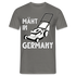 Gärtner Gartenfreunde Rasenmäher Mäht in Germany Lustiges T-Shirt - Graphit