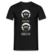 Lustiges für Fotografen - Schaf Unschaf T-Shirt - Schwarz