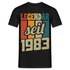 40. Geburtstag - Legendär seit 1983 - Geburtstags Geschenk T-Shirt - Schwarz