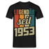 70. Geburtstag - Legendär seit 1953 - Geburtstags Geschenk T-Shirt - Schwarz