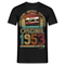 70. Geburtstag Geboren 1953 Retro Kassette Limited Edition Geschenk T-Shirt - Schwarz