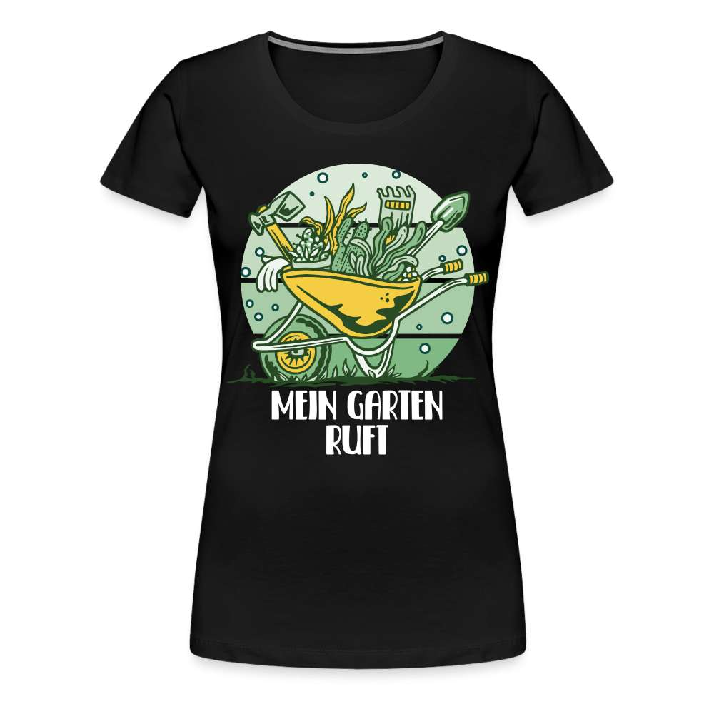 Garten Gärtner - Mein Garten Ruft - Lustiges T-Shirt - Schwarz