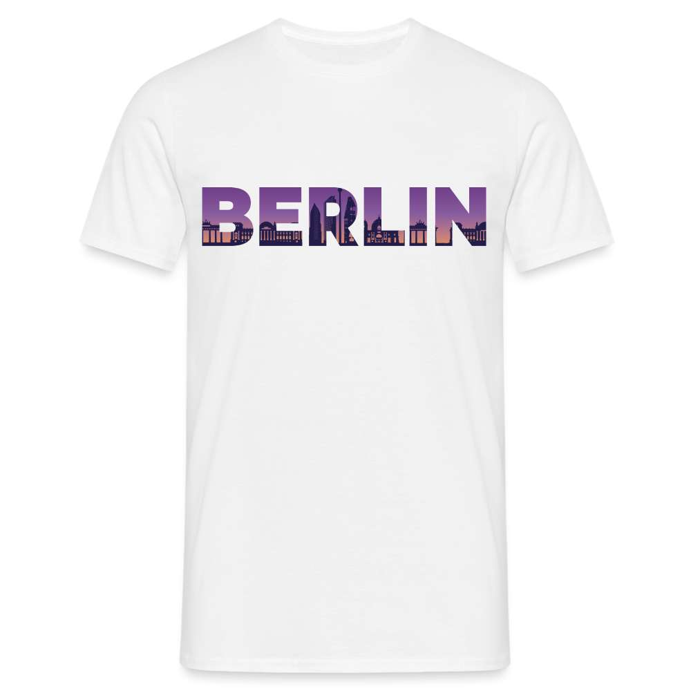 Berlin Skyline - Berliner T-Shirt - weiß