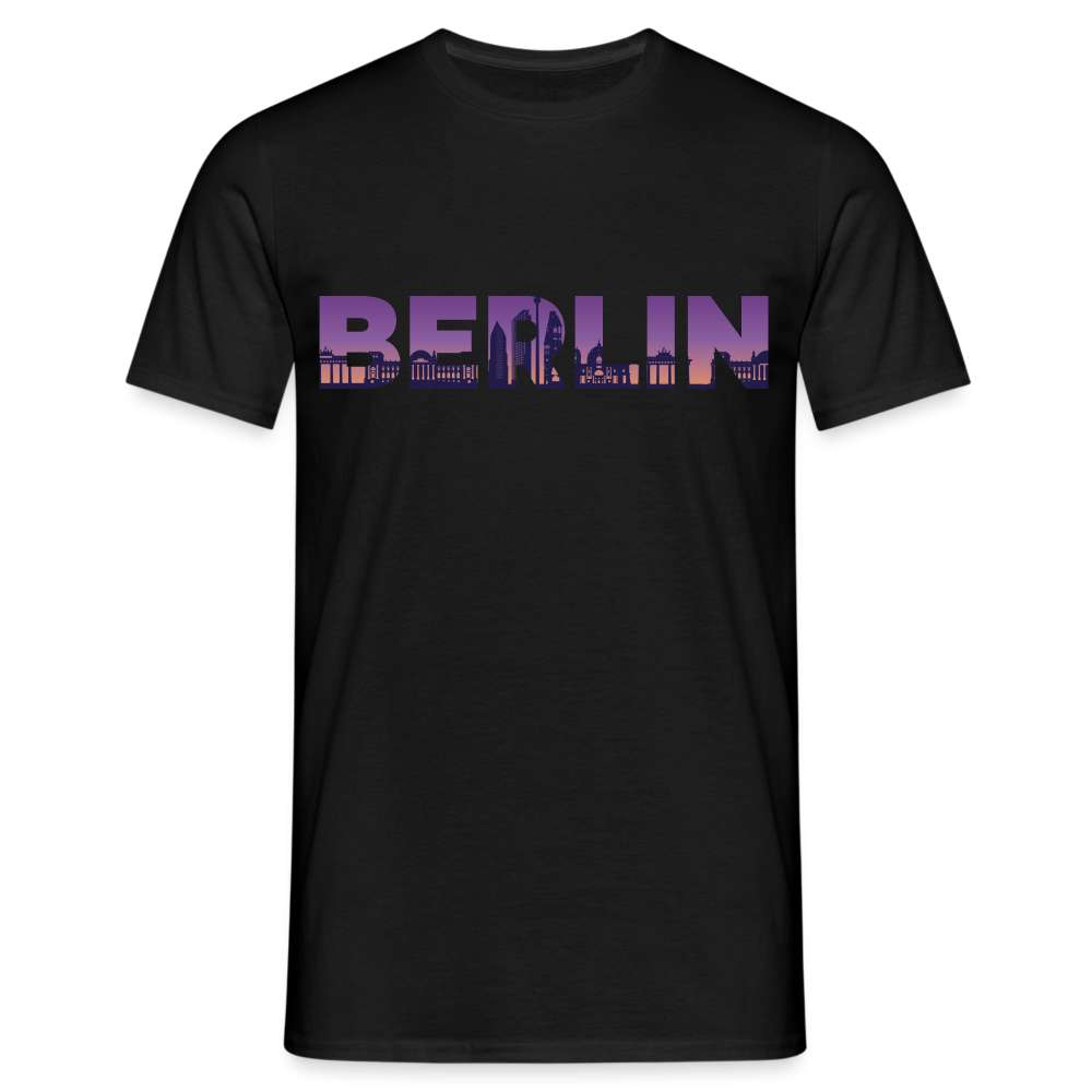 Berlin Skyline - Berliner T-Shirt - Schwarz