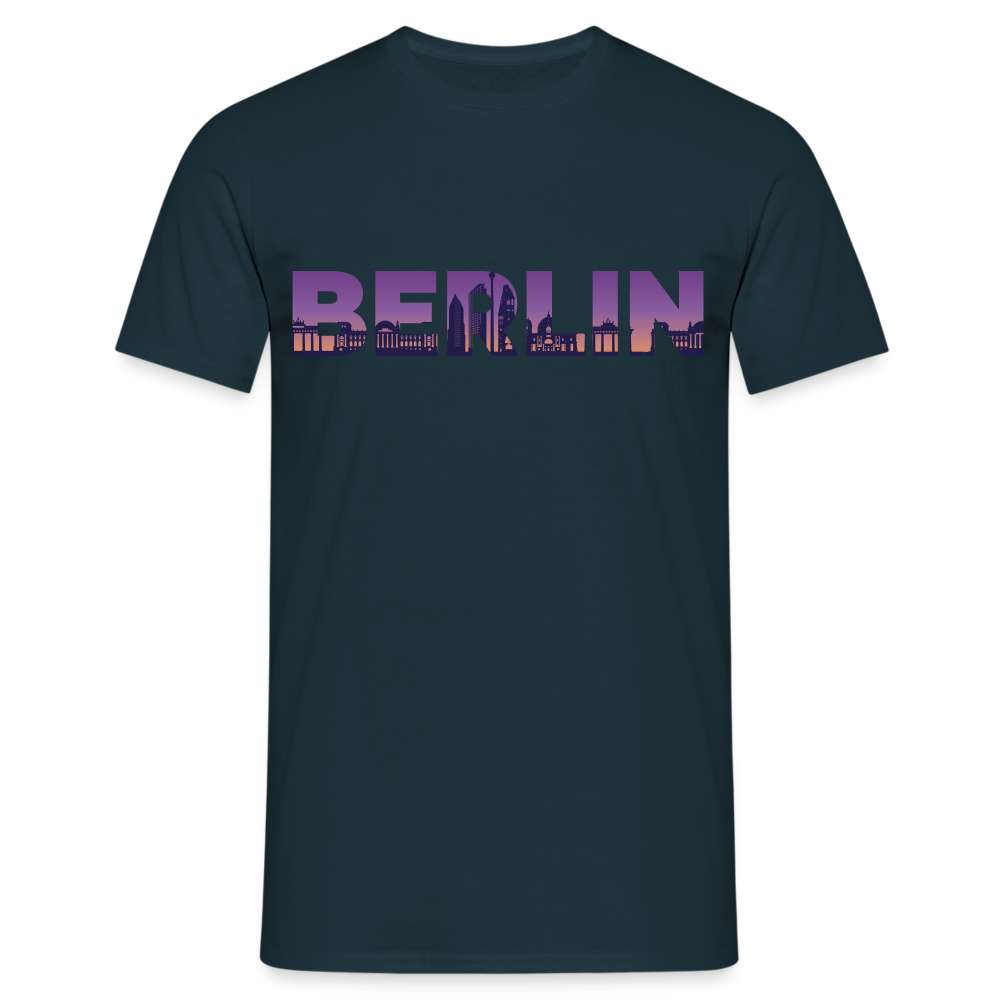 Berlin Skyline - Berliner T-Shirt - Navy