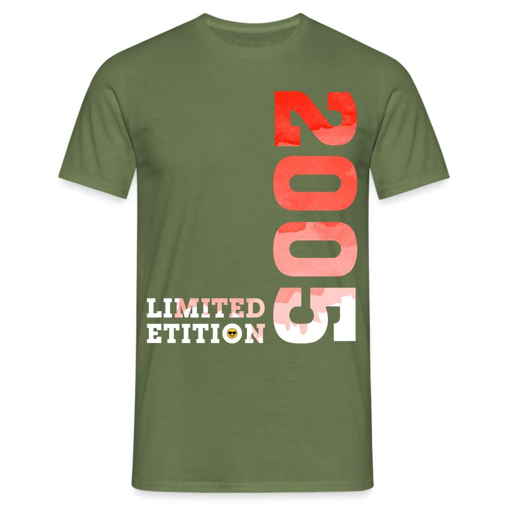 18. Geburtstag Geboren 2005 Limited Edition Geburtstags Geschenk T-Shirt - Militärgrün