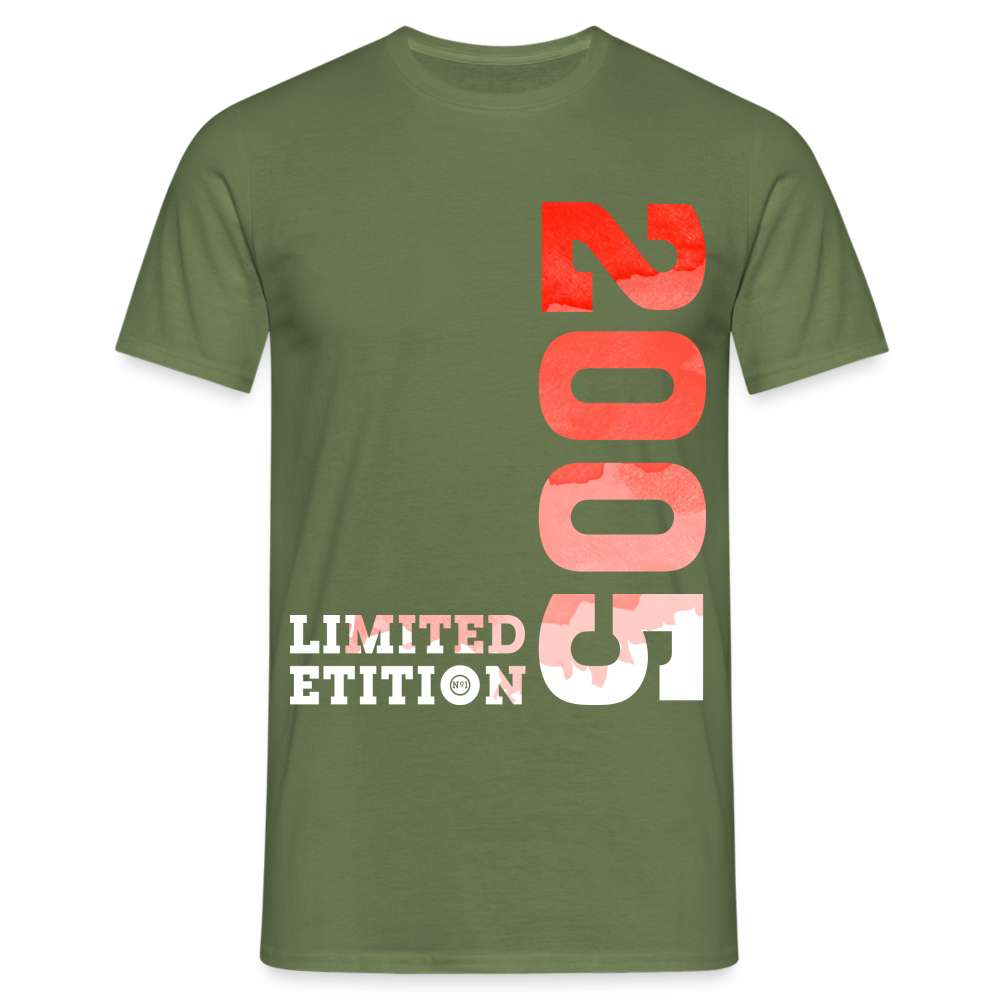 18. Geburtstag Geboren 2005 Limited Edition Geburtstags Geschenk T-Shirt - Militärgrün