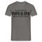 Papa und Opa - Habe 2 Titel - Papa und Opa und ich rocke sie beide T-Shirt - Graphit