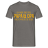 Papa und Opa - Habe 2 Titel - Papa und Opa und ich rocke sie beide T-Shirt - Graphit