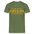 Papa und Opa - Habe 2 Titel - Papa und Opa und ich rocke sie beide T-Shirt - Militärgrün