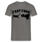 Hund Jagt Katze Fast Food Lustiges T-Shirt - Graphit