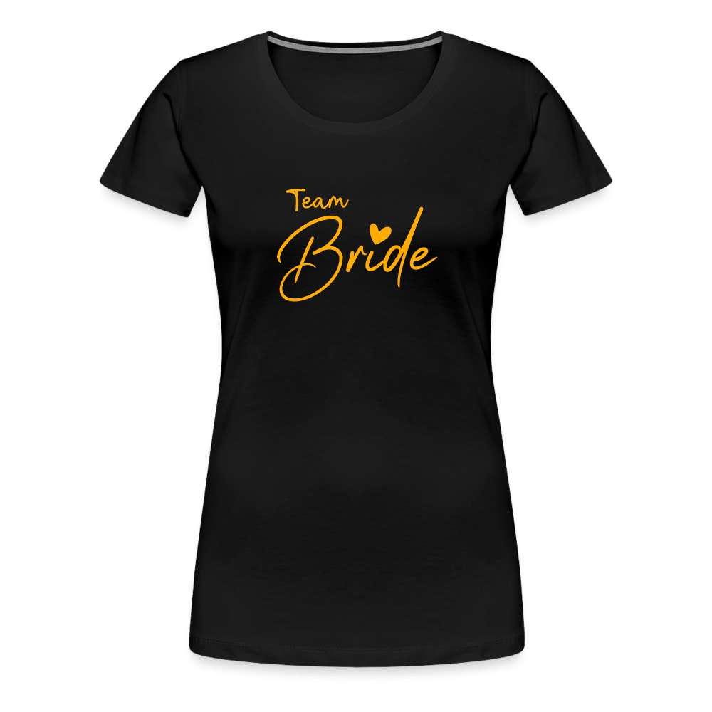 Braut Kleidung Frauen Junggesellinnenabschied Frauen T-Shirt - Schwarz