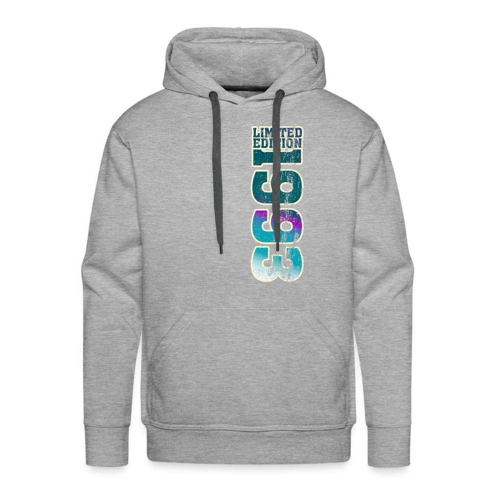 30. Geburtstag 1993 Limited Edition Geburtstags Geschenk Premium Hoodie Premium Hoodie - Grau meliert