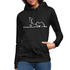 Balum La Linea Lustiges Grafik lustiger Hoodie - Schwarz