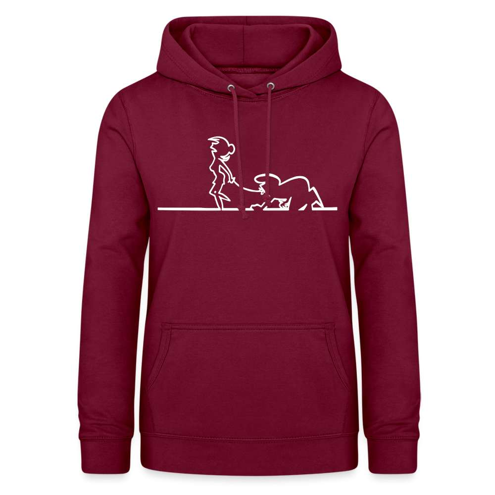 Balum La Linea Lustiges Grafik lustiger Hoodie - Bordeaux