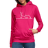 Balum La Linea Lustiges Grafik lustiger Hoodie - dunkles Pink