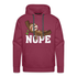 Lustiges Faultier - NOPE - Keine Lust - Premium Hoodie - Bordeaux