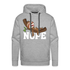 Lustiges Faultier - NOPE - Keine Lust - Premium Hoodie - Grau meliert