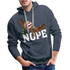 Lustiges Faultier - NOPE - Keine Lust - Premium Hoodie - Jeansblau