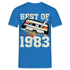 40 Geburtstag Best of 1983 Retro Kassette Geschenk T-Shirt - Royalblau