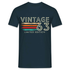 60. Geburtstag Vintage 1963 Geburtstags Geschenk T-Shirt - Navy