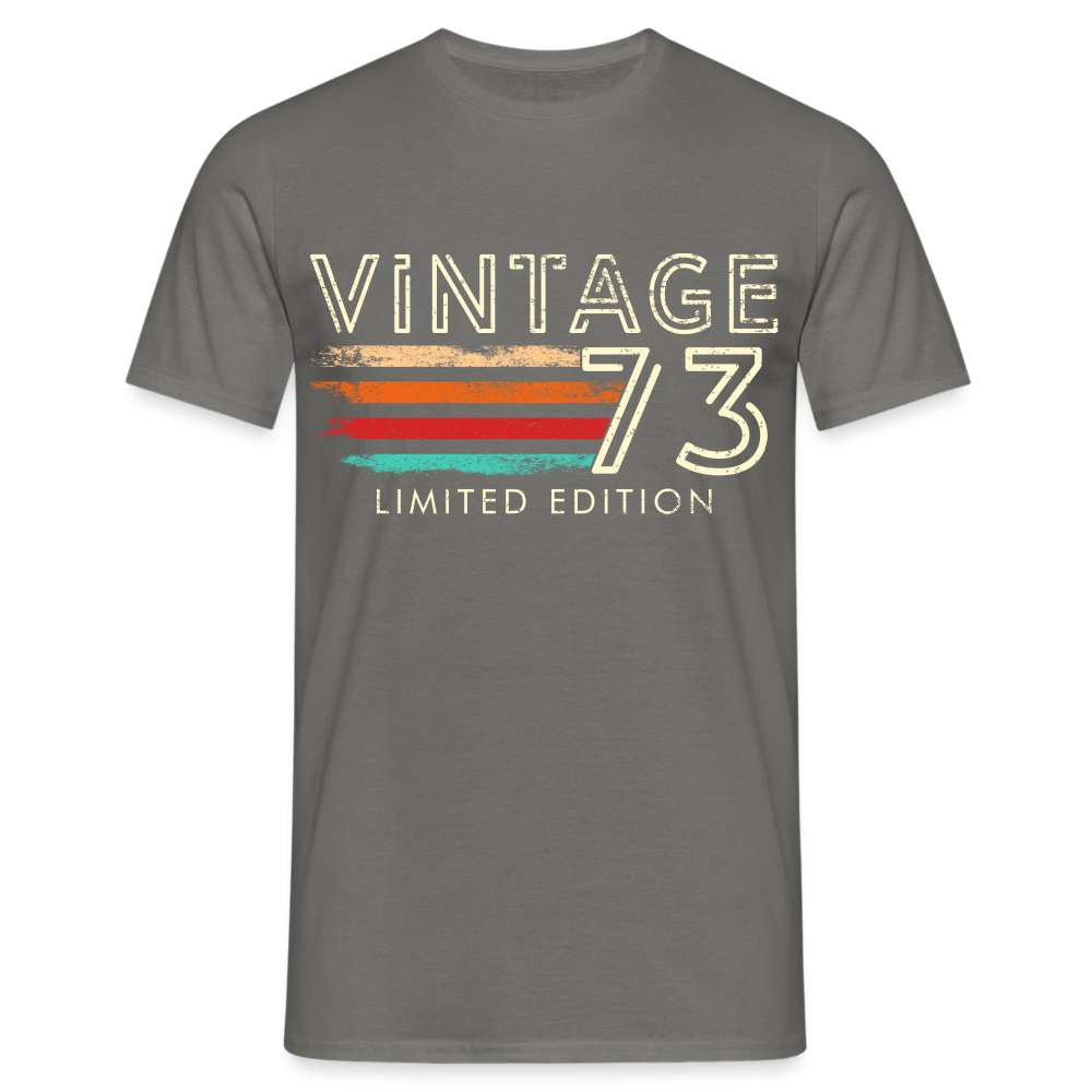 50. Geburtstag Vintage 1973 Geburtstags Geschenk T-Shirt - Graphit