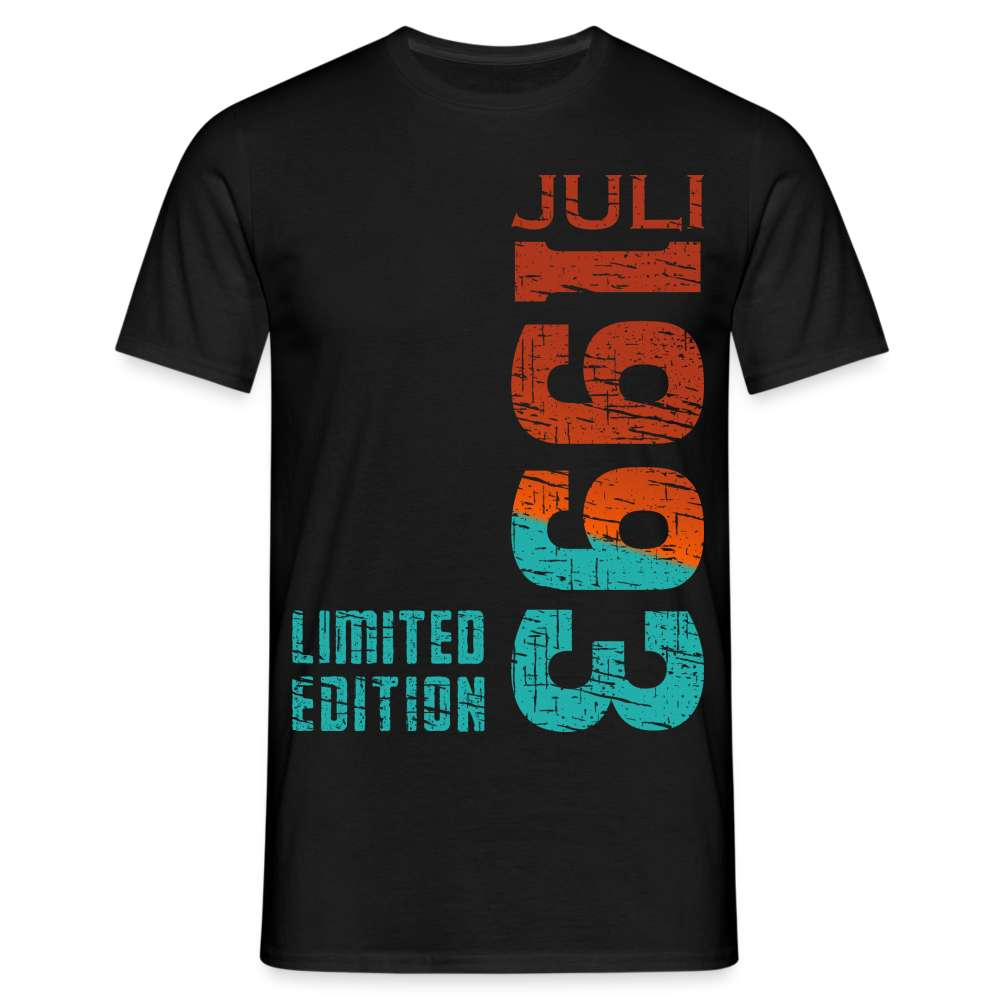 30. Geburtstag JULI 1993 Limited Edition Geburtstags Geschenk T-Shirt - Schwarz