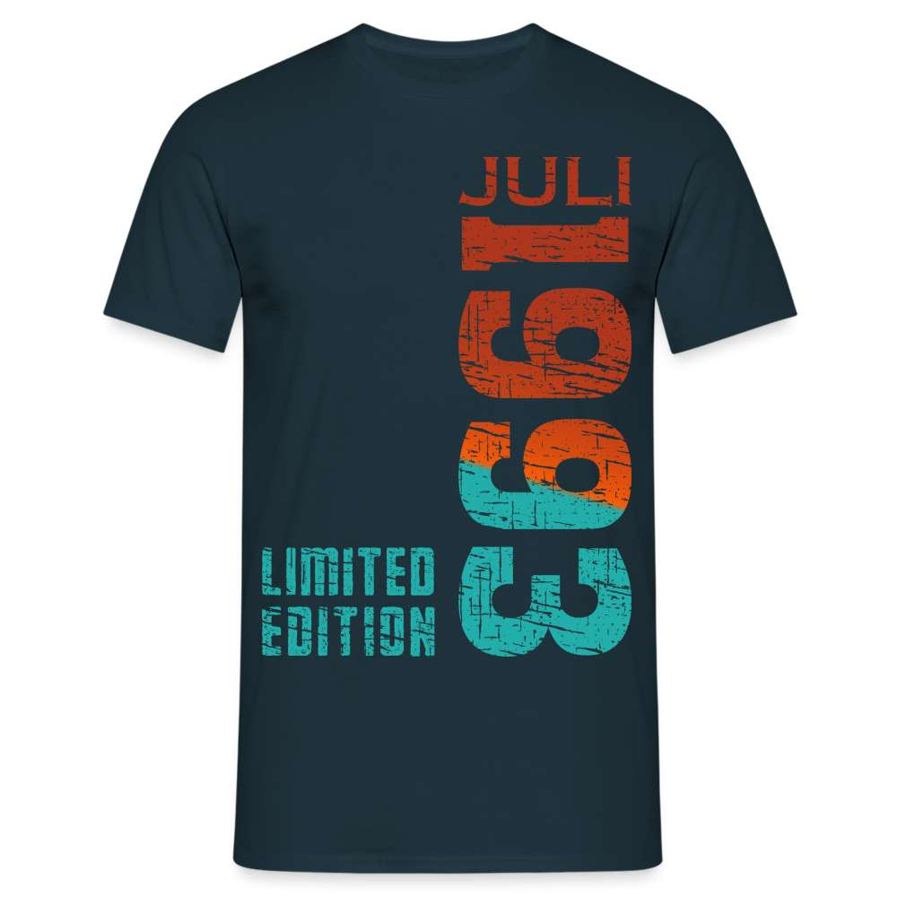 30. Geburtstag JULI 1993 Limited Edition Geburtstags Geschenk T-Shirt - Navy