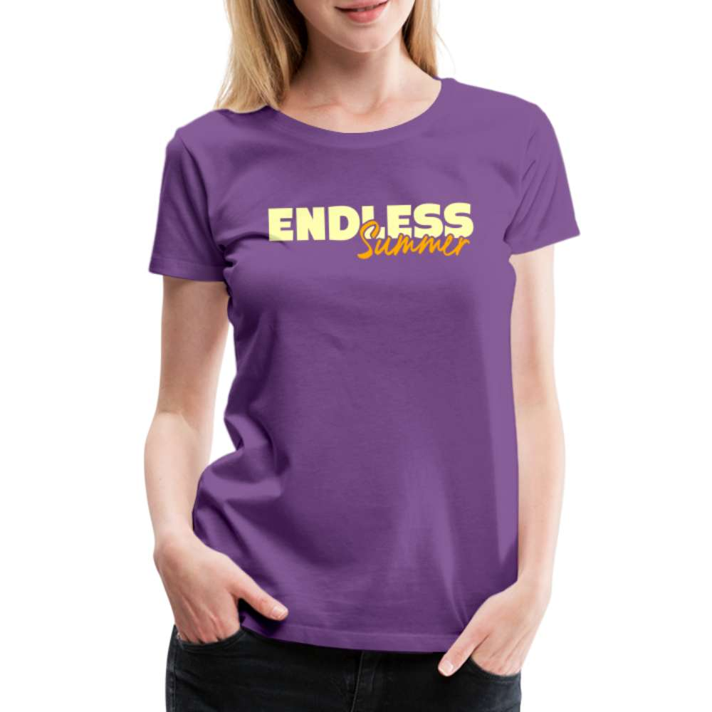 Endless Summer Frauen Premium T-Shirt - Lila