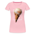 Planet Jupiter Eis Creme Astronomie Lustiges Frauen Geschenk T-Shirt - Hellrosa