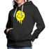 Lustiges Smiley zerlaufenes Emoji Frauen Premium Hoodie - Schwarz