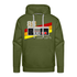 80s 90s Oldschool Gamer - Retro Gaming Premium Hoodie - Olivgrün