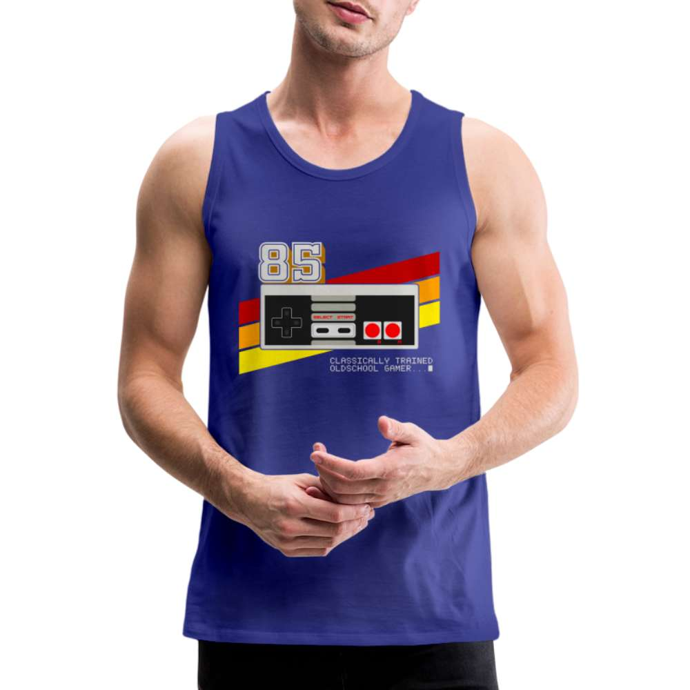 80s 90s Oldschool Gamer - Retro Gaming Männer Premium Tank Top - Königsblau