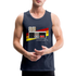 80s 90s Oldschool Gamer - Retro Gaming Männer Premium Tank Top - Navy