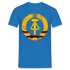 DDR Nostalgie Ostalgie Shirt Hammer Zirkel Ehrenkranz T-Shirt - Royalblau