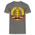 DDR Nostalgie Ostalgie Shirt Hammer Zirkel Ehrenkranz T-Shirt - Graphit