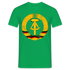 DDR Nostalgie Ostalgie Shirt Hammer Zirkel Ehrenkranz T-Shirt - Kelly Green