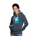 Comic Hand - Er Wars Lustiger Frauen Premium Hoodie - Jeansblau