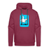 Comic Hand - Er Wars Lustiger Herren Premium Hoodie - Bordeaux